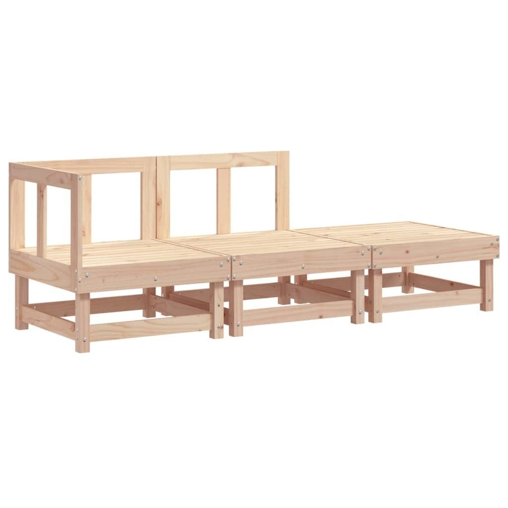 vidaXL Loungeset Grenenhout 3-Delig - 35% Korting