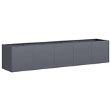 Plantenbak Staal Antraciet 200x40x40cm - 30% Korting