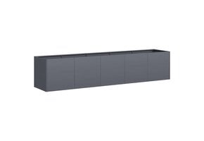 Plantenbak Staal Antraciet 200x40x40cm - 30% Korting