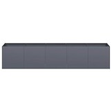 Plantenbak Staal Antraciet 200x40x40cm - 30% Korting