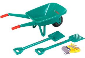 Kindertuinset met Kruiwagen, Schep, Hark & Handschoenen | 34% Korting