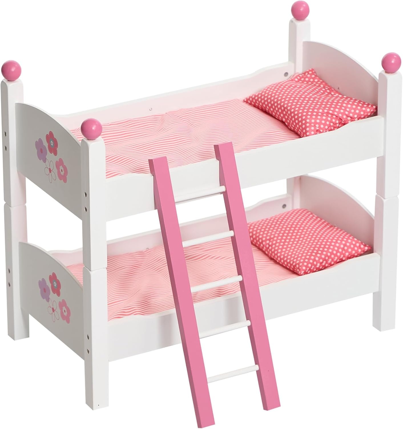 Bayer Chic 2000 Poppenbed Fiori - Wit/Roze - 34% Korting