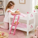 Bayer Chic 2000 Poppenbed Fiori - Wit/Roze - 34% Korting