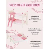Bayer Chic 2000 Poppenbed Fiori - Wit/Roze - 34% Korting