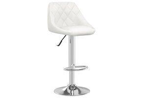 VidaXL Barkruk Kunstleer Wit - 43% Korting