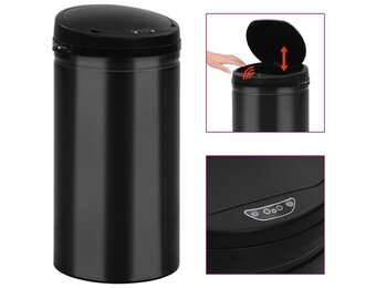 Automatische Sensor Prullenbak 50L Zwart - Nu 29% Korting!