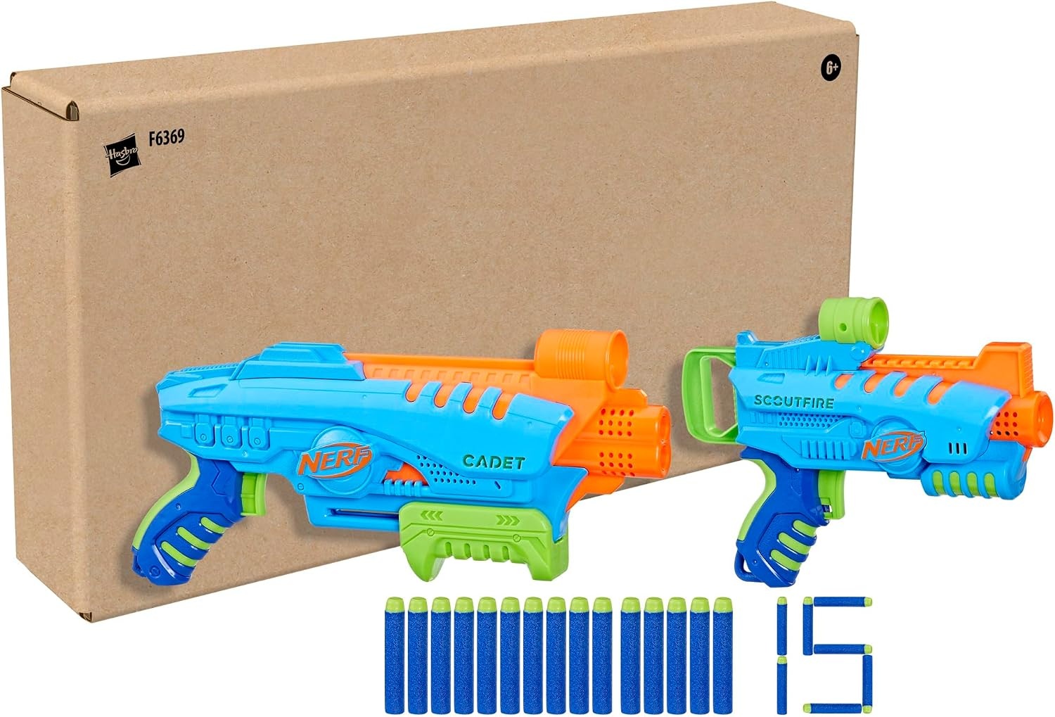 Nerf Elite Junior Starter Set - 2 Blasters, 56% Korting!
