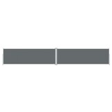 Uittrekbaar Windscherm 160x1000 cm Antraciet - 30% Korting