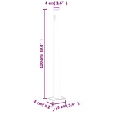 Uittrekbaar Windscherm 160x1000 cm Antraciet - 30% Korting
