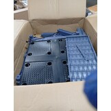 Plantenbak met Latwerk Donkergrijs - 80x40x136 cm - 62% Korting