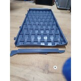 Plantenbak met Latwerk Donkergrijs - 80x40x136 cm - 62% Korting