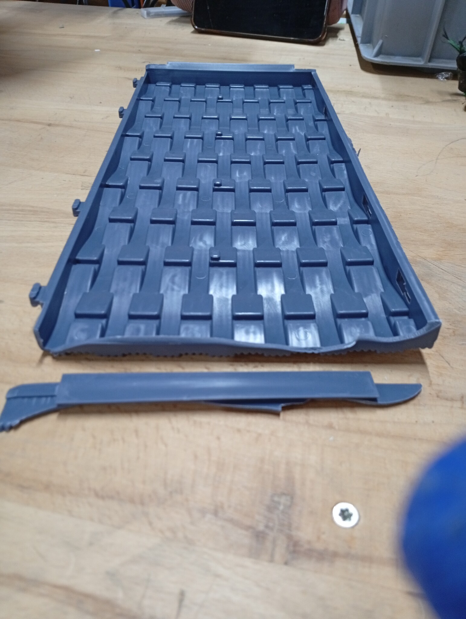 Plantenbak met Latwerk Donkergrijs - 80x40x136 cm - 62% Korting
