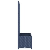 Plantenbak met Latwerk Donkergrijs - 80x40x136 cm - 62% Korting