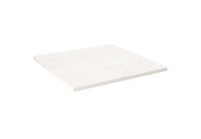 Tafelblad Grenenhout Wit 80x80cm - 36% Korting