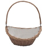 Bruine Houtmand van Wilgenhout met Handvat - 57 cm breed - 34% Korting