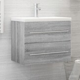 Wastafelkast 60cm Grijs Sonoma Eikenhout - 34% Korting