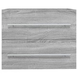 Wastafelkast 60cm Grijs Sonoma Eikenhout - 34% Korting