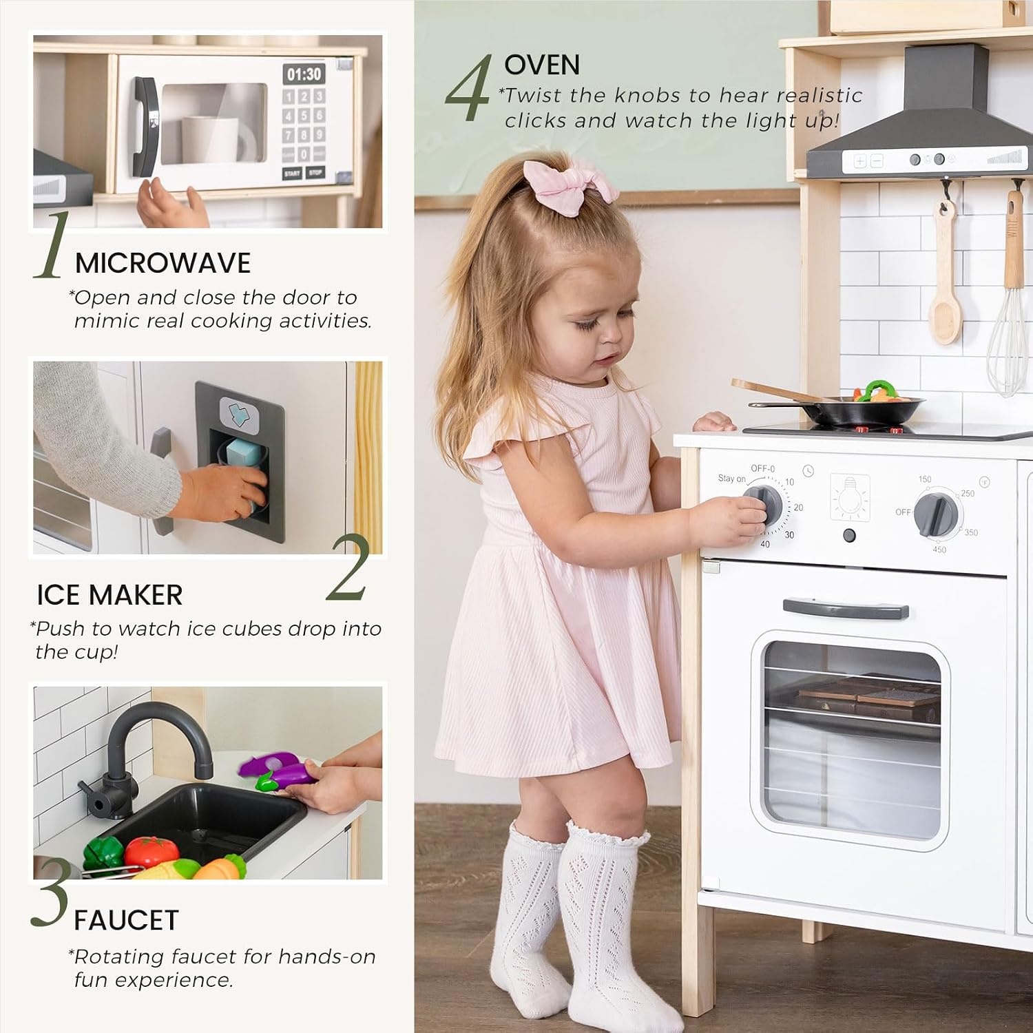 Tiny Land Kinderkeuken Antraciet - 30% Korting