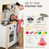 Tiny Land Kinderkeuken Antraciet - 30% Korting