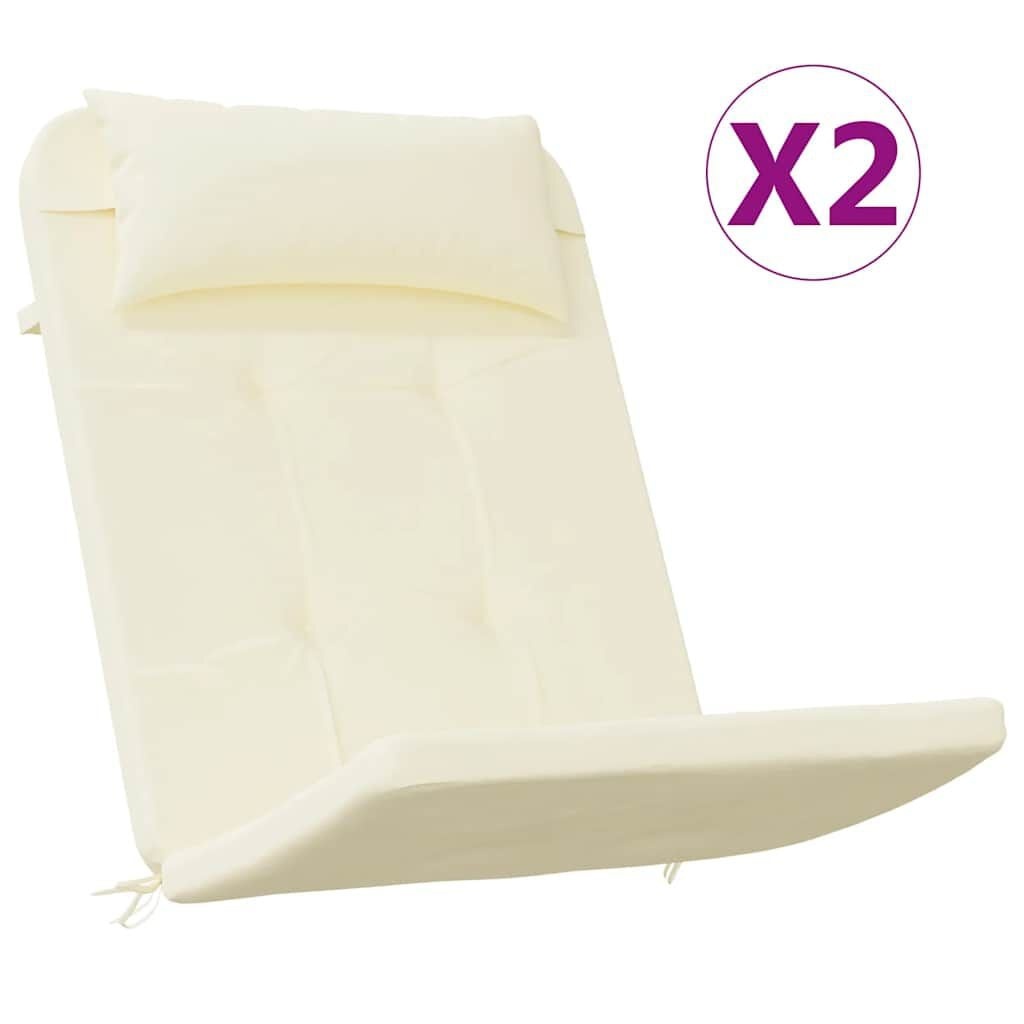 Stoelkussens Adirondack Crème (2 stuks) - 34% Korting
