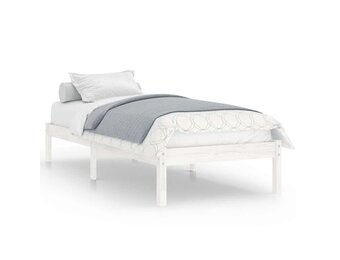 Wit Grenenhouten Bedframe 90x200 cm - 29% Korting!