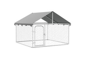 Hondenkennel Buiten met Dak 200x200x150 cm - 47% Korting!