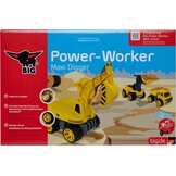 BIG Power Worker Graafmachine - Gele Speelgoed Bouwmachine (34% Korting)