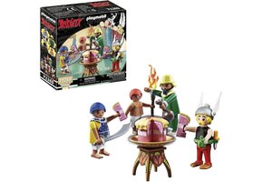 Asterix Speelfiguren Set: De Vergiftigde Taart van Amonbofis - 39% Korting!
