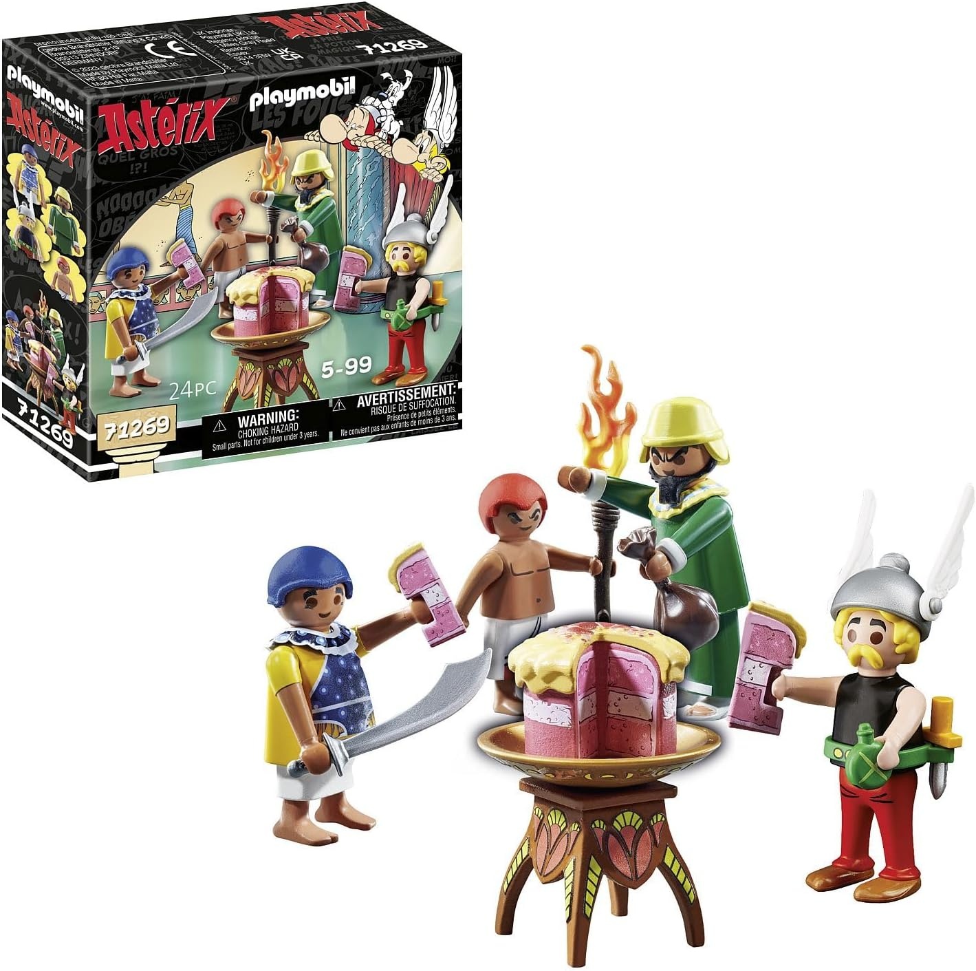 PLAYMOBIL Asterix Vergiftigde Taart Amonbofis 71269 - 33% Korting