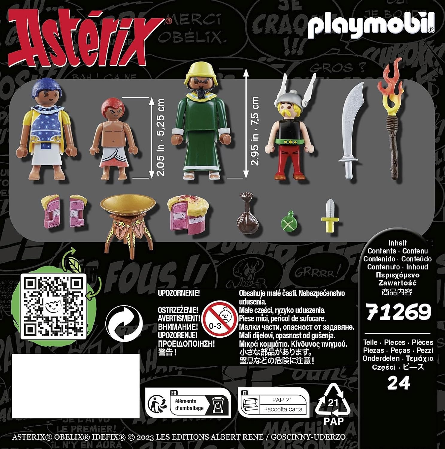 PLAYMOBIL Asterix Vergiftigde Taart Amonbofis 71269 - 33% Korting