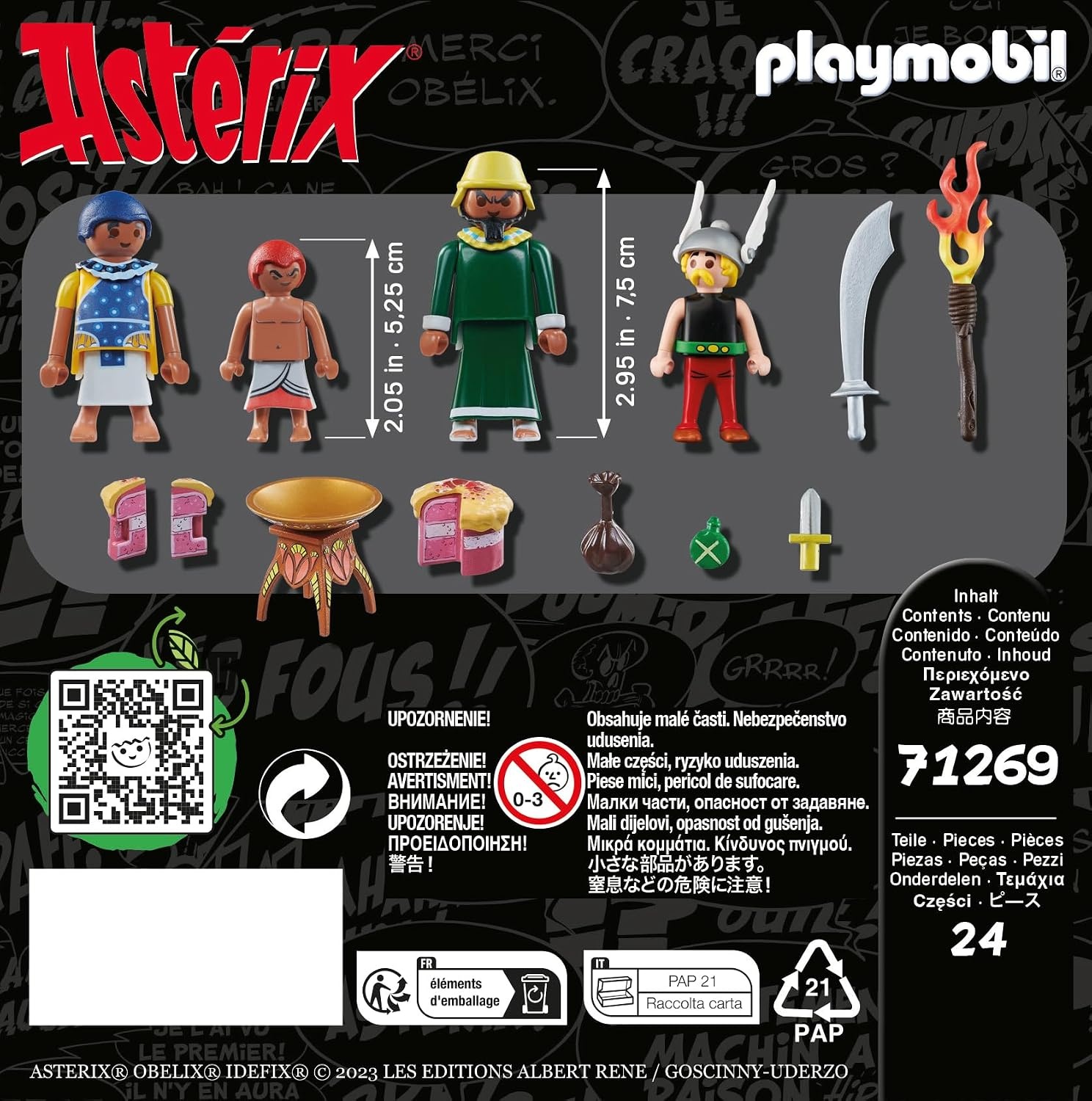 PLAYMOBIL Asterix Vergiftigde Taart Amonbofis 71269 - 33% Korting