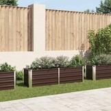 Plantenbak 160x40x45 cm Bruin (53% Korting)