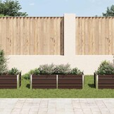 Plantenbak 160x40x45 cm Bruin (53% Korting)