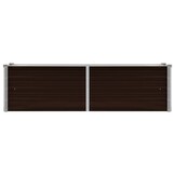 Plantenbak 160x40x45 cm Bruin (53% Korting)