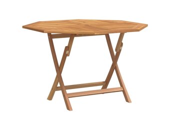 Teakhouten Tuintafel Inklapbaar 110x110cm - 35% Korting!