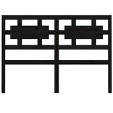 Hoofdbord Grenenhout Zwart Massief 165,5x4x100 cm - 77% Korting!