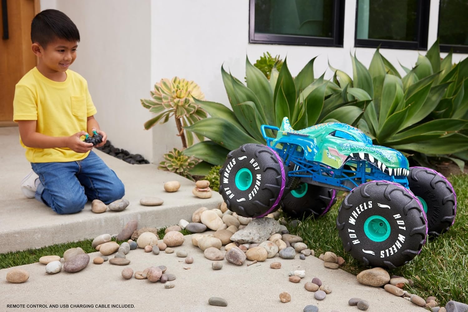 Monster Truck Mega-Wrex RC 1:6 - Blauw - 35% Korting