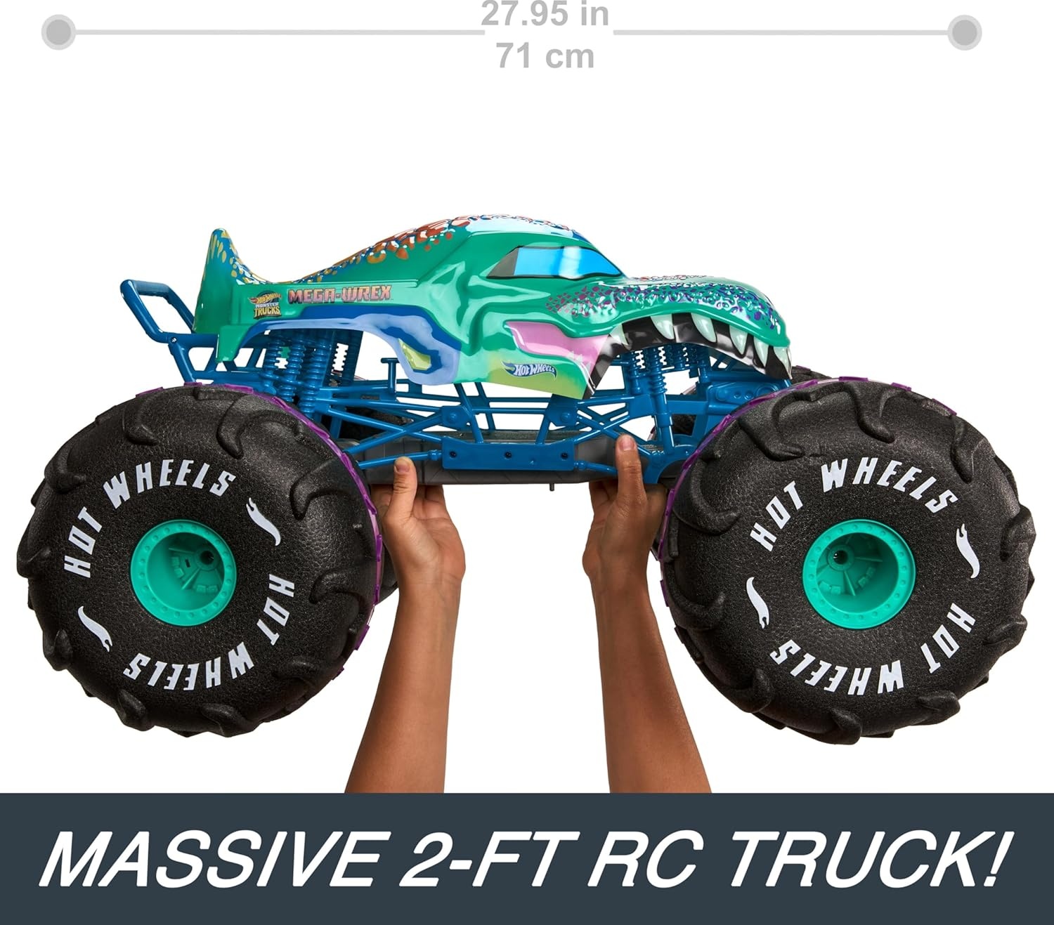 Monster Truck Mega-Wrex RC 1:6 - Blauw - 35% Korting