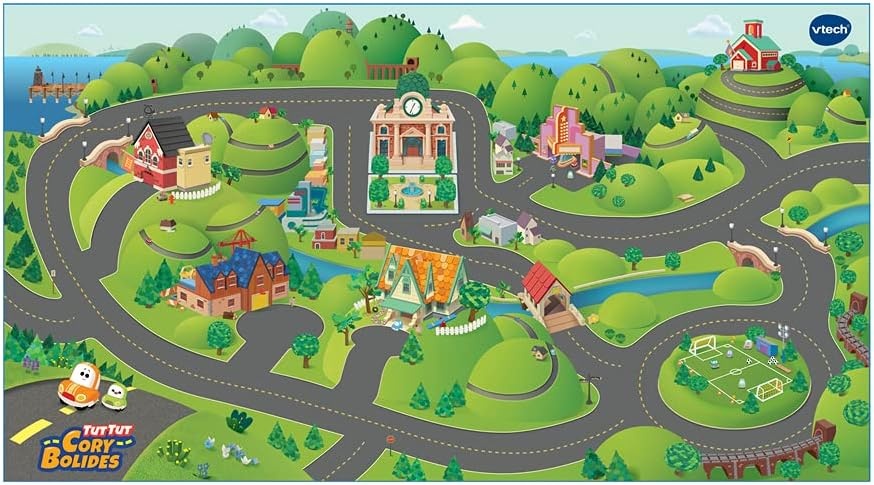 VTech Toet Toet Stad Speelmat - Frans - 123.5x69 cm - 33% Korting