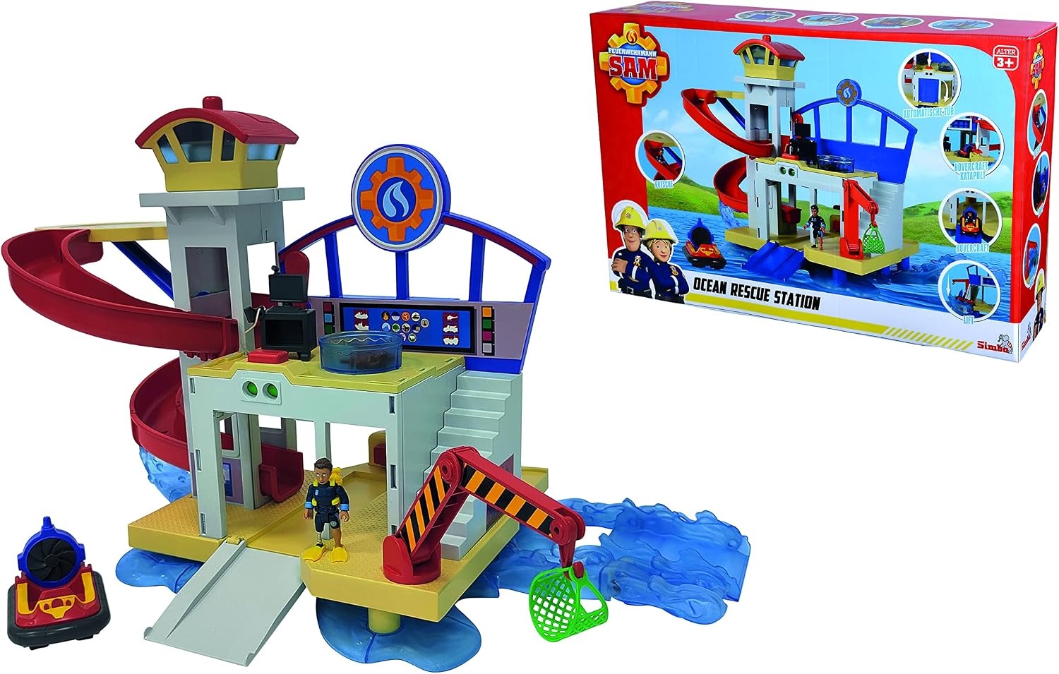 Brandweerman Sam Ocean Rescue Station Speelset met Geluid & Licht - 34% Korting!