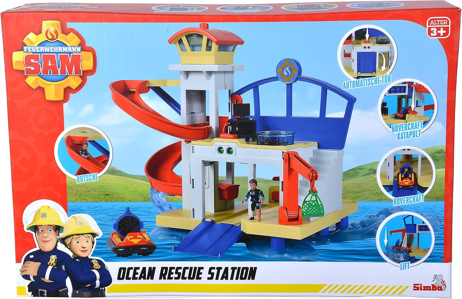 Brandweerman Sam Ocean Rescue Station Speelset met Geluid & Licht - 34% Korting!