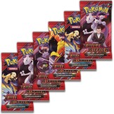 Pokémon Boosterbundel Eeuwige Rivalen: 6 Packs (Karmesijn & Purper) - 57% Korting