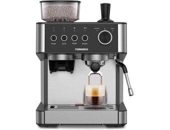 Semi-automatische Espressomachine met Molen, 2,3L, 35% Korting