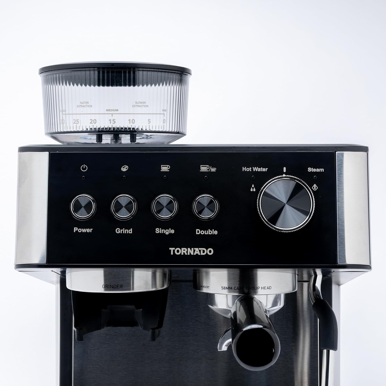 Semi-automatische Espressomachine met Molen, 2,3L, 35% Korting