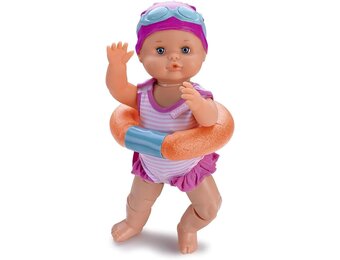 Zwempop 35cm Meerkleurig Interactief - Leert Zwemmen + Zwemband (34% Korting)