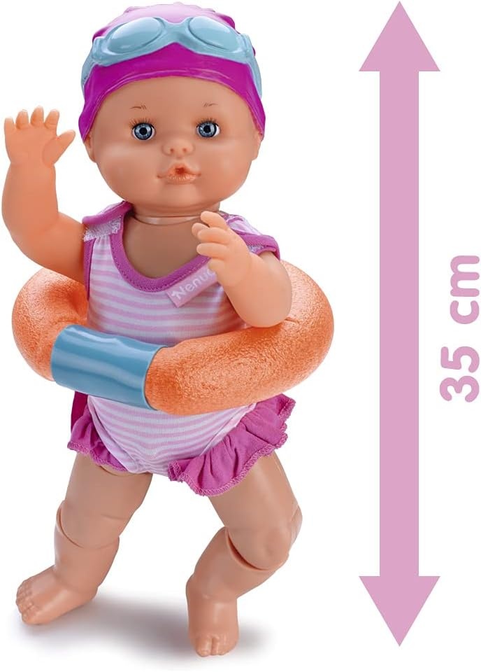 Zwempop 35cm Meerkleurig Interactief - Leert Zwemmen + Zwemband (34% Korting)