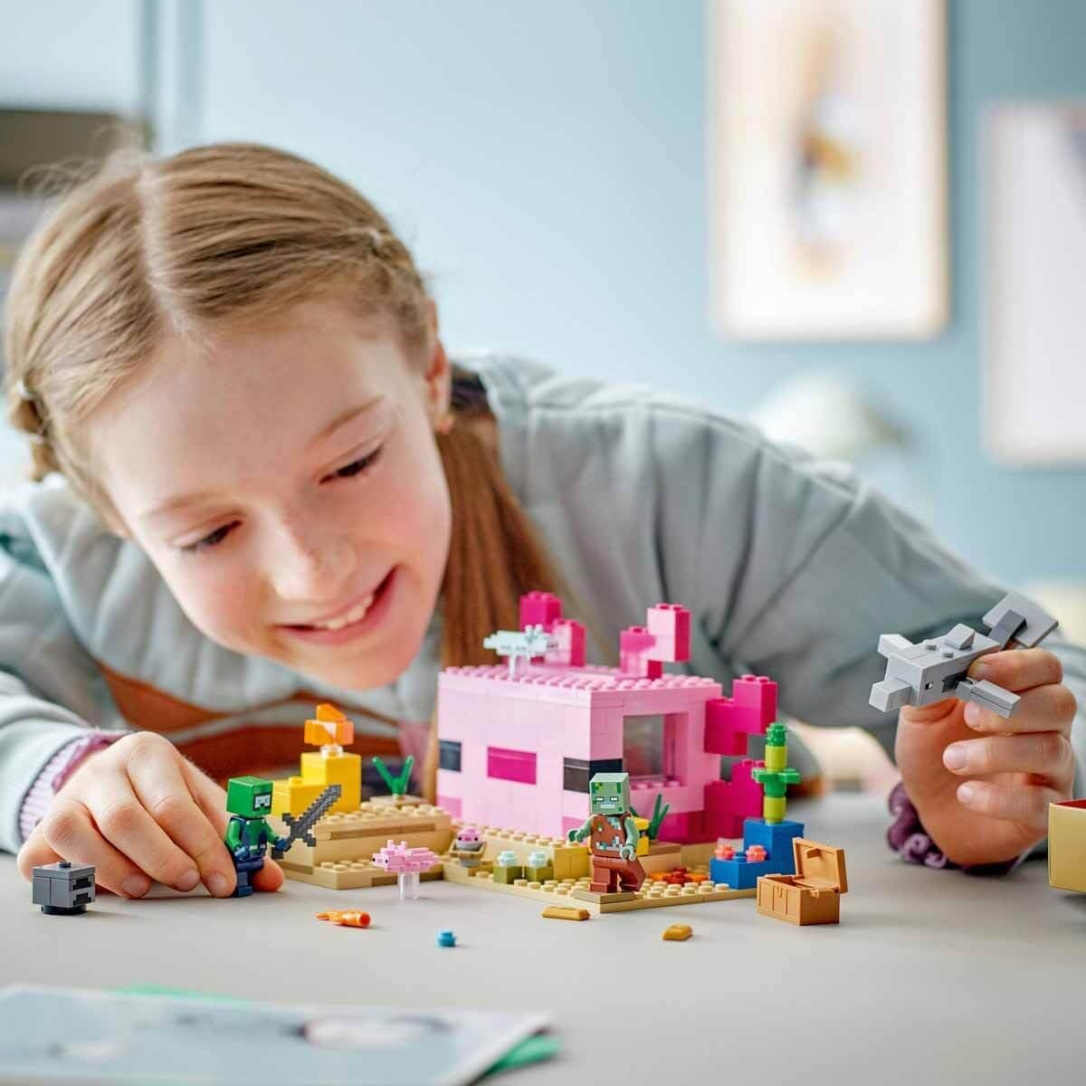 LEGO Minecraft Axolotl Huis Bouwset - 33% Korting