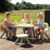 Groene kinderstoel - gerecycled materiaal - 33% korting