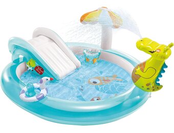Opblaasbaar Alligator Waterspeelcentrum - 34% Korting!