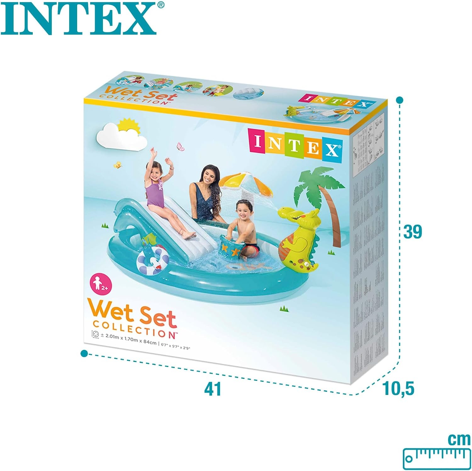 Opblaasbaar Alligator Waterspeelcentrum - 34% Korting!